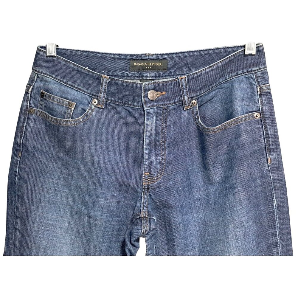 Banana Republic Jeans Womens Size 6 Blue Denim Boot Cut - Picture 4 of 10